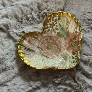 Heart shaped Seashell Trinket Dish